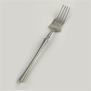 Вилка столовая ,серебряный матовый цвет,серия "1920-Silver"  P.L. 16572