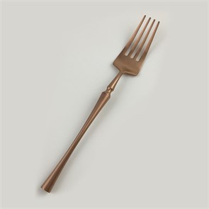 Вилка столовая ,PVD покрытие,медный матовый цвет,серия "1920-Copper"  P.L. 16576