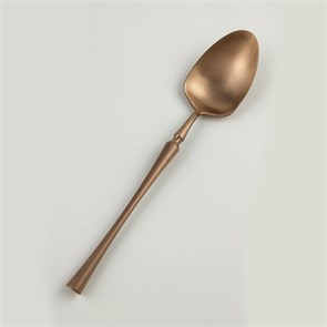 Ложка чайная ,PVD покрытие,медный матовый цвет,серия "1920-Copper"  P.L. 16578