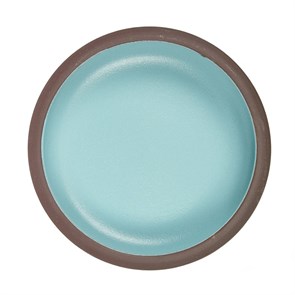 Блюдо/салатник, 400 мл, d=16.5cм, h=4.6cм, серия "Blue Matt Taiga"  P.L. 16589