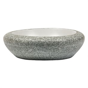 Блюдо/салатник, 450 мл, d=22.5cм, h=6,5cм,серия "White Matt Taiga"  P.L. 16616