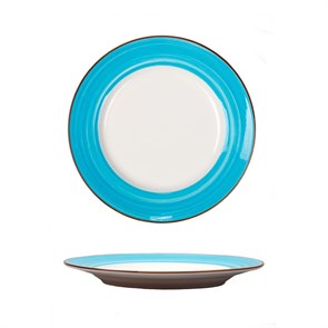 Тарелка круглая d=20 см серия "Blue Rim-Kids"  P.L. 16619