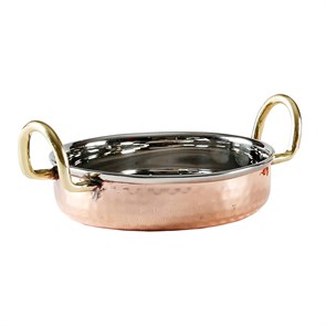 Сковорода порционная c ручками 13*3,2 см, нержавейка, P.L. Proff Cuisine 16673
