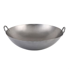 Сковорода Вок с с двумя ручками 40 см,углеродистая сталь  P.L. Proff Cuisine 16697