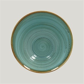 Ассиметричная тарелка RAK Porcelain Twirl Lagoon 1,6 л, 29*14 см 1842