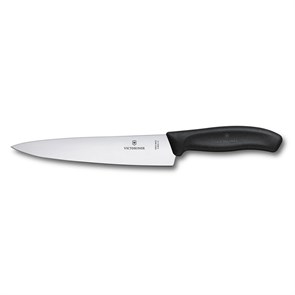 Нож разделочный 22см. черный,Victorinox в блистере 16941
