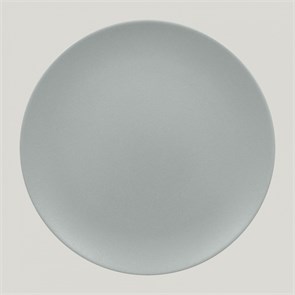 Тарелка RAK Porcelain Neofusion Mellow Pitaya grey круглая плоская 29 см (серый цвет) 2373