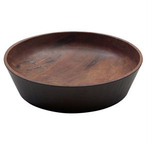 Салатник меламиновый 37*37*9 см , Walnut, P.L. 17722