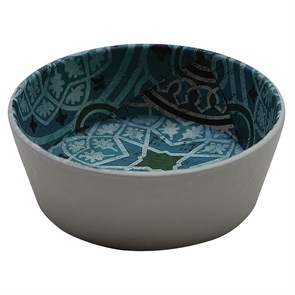 Салатник меламиновый d=12,8см, h=4,7 см, 350 мл, Damask Blue,  P.L. 17735