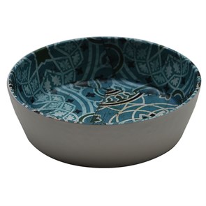 Салатник меламиновый d=17.9см,h=5.3 см, 850 мл,Damask Blue,  P.L. 17736