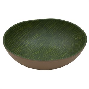 Салатник меламиновый 25.5*25.5*8.5 см  P.L. Green Banana Leaf 17748