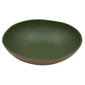 Салатник меламиновый 31.5*31.5*8.5 см  P.L. Green Banana Leaf 17749