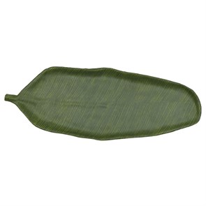Блюдо,поднос меламиновый 64.5*24*3.5см  P.L. Green Banana Leaf 17758