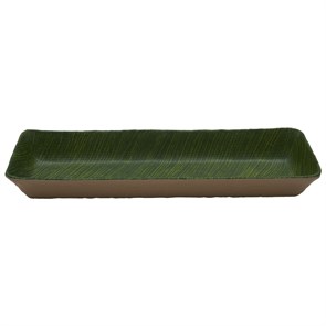Блюдо (GN 2/4) меламин  53*16.2*6.5см  P.L. Green Banana Leaf 17763