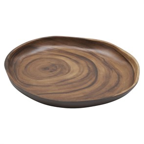 Блюдо,поднос меламиновый d=24.5см, d=3см, 500мл,  P.L.Аfrican wood 2 17773
