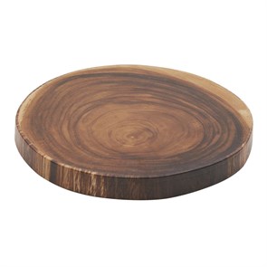 Блюдо,поднос меламиновый d=30см, h=3см  P.L.Аfrican wood 2 17775