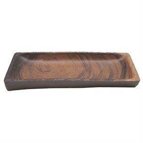 Блюдо,поднос меламиновый 41*18см, h=4см  P.L.African Wood 17783