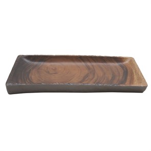Блюдо,поднос меламиновый 45.7*22.9*3.8см  P.L.African Wood 17784