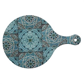 Блюдо,поднос меламиновый, 37*25 см ,Damask Blue, P.L. 17793