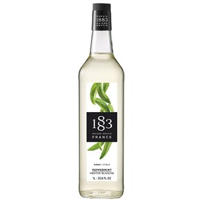 Сироп 1883 Maison Routin Мятный (Peppermint), 1 л, стекло 767