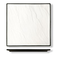 Блюдо квадратное 25*25 см, черное основание, фарфор, P.L. Proff Cuisine 99000153