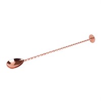 Ложка барная со ступкой, медное покрытие, 28 см, P.L. - Kingtex 81200367