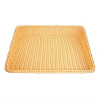 Подставка для выпечки плетеная прямоугольная 61*45*12 см, бежевая, ротанг, P.L. Proff Cuisine 95001112