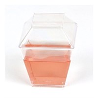 Фуршетный пластик с крышкой,  100 мл, 7*7*7 см, 24 шт/уп, P.L. Proff Cuisine 81200530