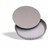 Форма для выпечки, рифленый край, съемное дно, d 32 см, h 2 см, антипригарное покрытие, Pujadas 85100184