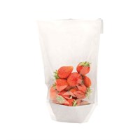 Пакет бумажный с окном для еды, 14*24/21*3,5 см, белый, 100 шт/уп, Garcia de PouИспания 81210410