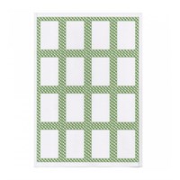 Этикетка бумажная самоклеящаяся белая, 4,5*6,5 см, 16 наклеек на листе А4, 100 л/уп, Garcia de Pou 81210677