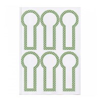 Этикетка бумажная самоклеящаяся белая, 6*12,5 см, 6 наклеек на листе А4, 100 л/уп, Garcia de Pou 81210689