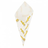 Конус Chips для снеков/фри/орешков 70 гр, жиростойкий пергамент, 20*14 см, 250 шт/уп, Garcia de Pou 81211370