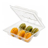 Упаковка с отделениями для 6 макарон/печенья/конфет, 13,5*12,7*5 см, РЕТ, Garcia de Pou 81211053