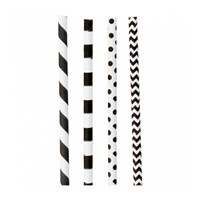 Трубочки бумажные коктейльные 