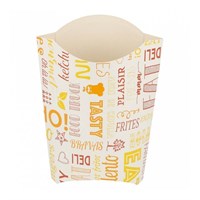 Контейнер для фри/снеков Parole 190 г, 14,5*9,5*18 см, 200 шт/уп, картон, Garcia de Pou 81210949