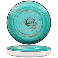 Тарелка с бортом Texture Light Cyan Circular 23 см, h 3 см, P.L. Proff Cuisine 70001279
