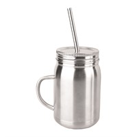 Кружка для коктейля с трубочкой, 650 мл, металлическая, P.L.- Barbossa 81200396