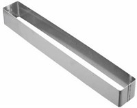 Рама кондитерская узкая 56*9 см, h 4 см, нержавейка, Россия 92100146