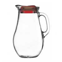 Кувшин с красной крышкой Pasabahce Бистро 1,85 л, стекло, Россия (БОР) 81201257