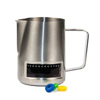 Питчер для молока 600 мл,с индикатором температуры, P.L. Proff Coffee 30000025