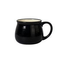 Кружка фарфоровая,250 мл,черная  P.L. 81229015