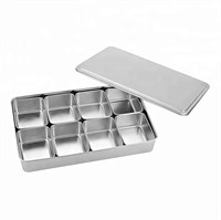 Набор из 8 металлических емкостей для хранения специй  P.L. 81290199