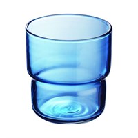 Стакан Олд Фэшн «Лог Браш» голубой зак.стекло; 220мл; D=73,H=79мм; ARC 81269335
