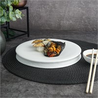 Блюдо для подачи d=22 см, фарфор,белый цвет, матовая поверхность, 