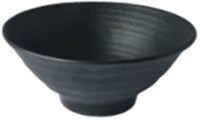 Миска под лапшу черная, 1,3 л, меламин, d=21 см, h=8 см,  P.L. 81240731