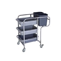 Тележка для профессиональной уборки, 3 яруса, 87*43,5*90 см, P.L. Proff Cuisine 81222337