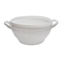 Бульонница с ручками Luminarc Trianon 500 мл, d 13,7 см, стеклокерамика, белый цвет, ARC, 70001339