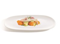 Блюдо прямоугольное Luminarc 34*24 см, стеклокерамика, белый цвет, ARC, Франция 70001364