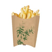 Контейнер картонный Feel Green вертикальный для картофеля фри, 135 гр, 13*8*13,5 см, 200 шт/уп, Garc 81210167